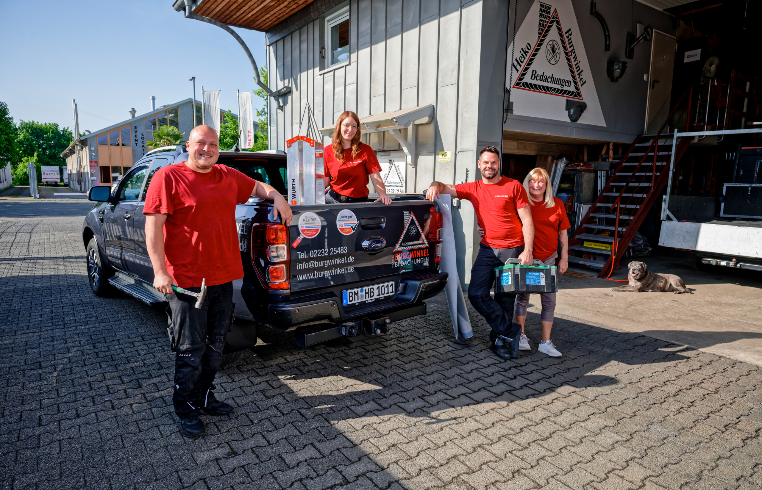 Dachdecker-Job in Köln, Bonn und Brühl - Burgwinkel Team in Aktion